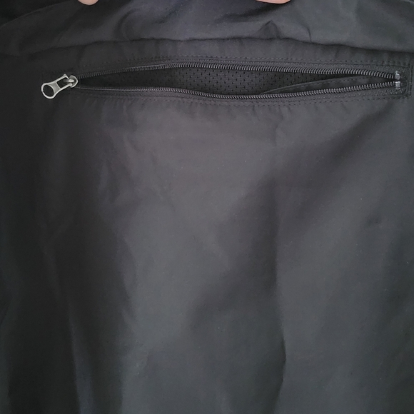 New Champion Black Packable Wind Breaker Water Resistant Coat Jacket Men's 2XL - Picture 4 of 8